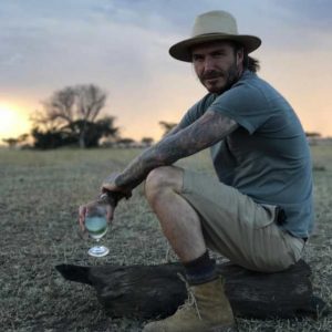 David Beckham on Safari in Africa