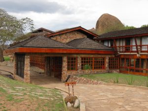 Seronera lodge entrance