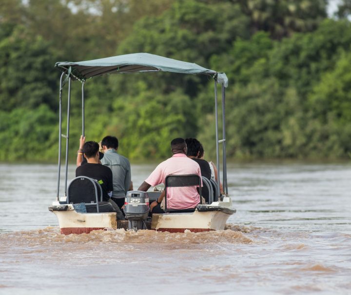 Boat Safari Selous Southern Tanzania