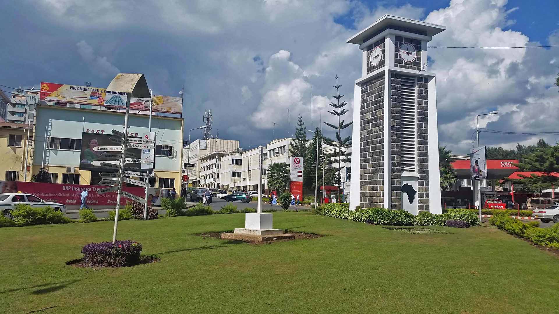 Arusha City Clock tower CBD