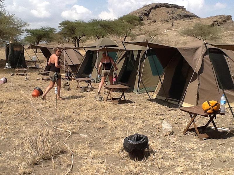 Budget Tanzania camping