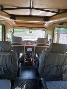 Tanzania Safari Cars Interior