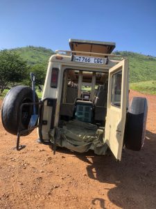 Safari Car Luggage Area