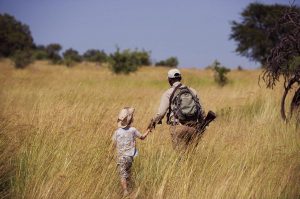 Children on Tanzania safari safe