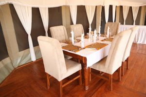 Serian Tarangire Camp Dining