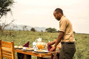 Tukaone Weavers Camp Bush breakfast