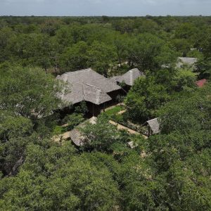 Nyerere Tented Camp Aerial View