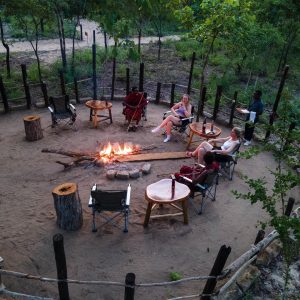 Nyerere Tented Camp Camp fire