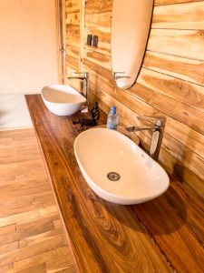 Tukaone Mwaloni Camp Family Tent Bathroom